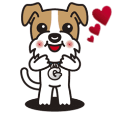 GEORGE the Wire Fox Terrier sticker #7747190