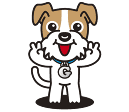GEORGE the Wire Fox Terrier sticker #7747192