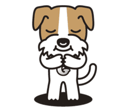 GEORGE the Wire Fox Terrier sticker #7747193