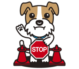 GEORGE the Wire Fox Terrier sticker #7747194