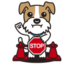 GEORGE the Wire Fox Terrier sticker #7747194