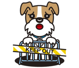 GEORGE the Wire Fox Terrier sticker #7747195