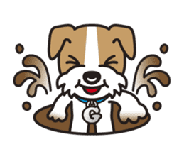 GEORGE the Wire Fox Terrier sticker #7747198
