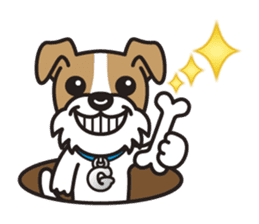 GEORGE the Wire Fox Terrier sticker #7747199