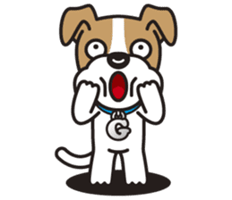 GEORGE the Wire Fox Terrier sticker #7747200
