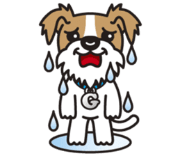 GEORGE the Wire Fox Terrier sticker #7747201