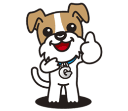 GEORGE the Wire Fox Terrier sticker #7747204