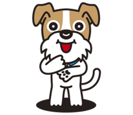 GEORGE the Wire Fox Terrier sticker #7747205