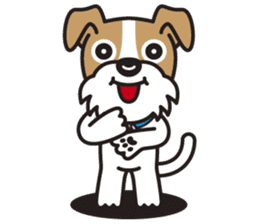 GEORGE the Wire Fox Terrier sticker #7747205