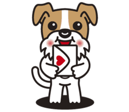 GEORGE the Wire Fox Terrier sticker #7747208