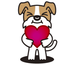 GEORGE the Wire Fox Terrier sticker #7747209
