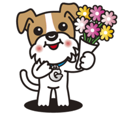 GEORGE the Wire Fox Terrier sticker #7747210