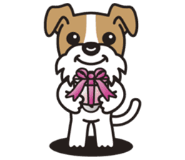 GEORGE the Wire Fox Terrier sticker #7747211
