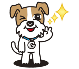 GEORGE the Wire Fox Terrier sticker #7747212