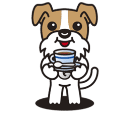 GEORGE the Wire Fox Terrier sticker #7747213