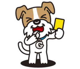 GEORGE the Wire Fox Terrier sticker #7747216
