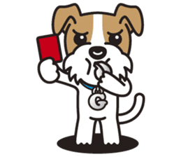 GEORGE the Wire Fox Terrier sticker #7747217