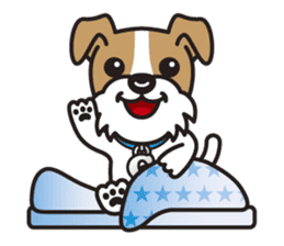 GEORGE the Wire Fox Terrier sticker #7747219