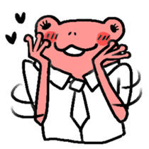 Mr.  Pink Frog sticker #7747869