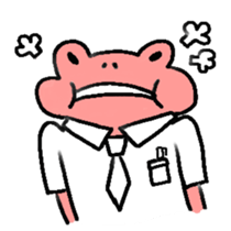 Mr.  Pink Frog sticker #7747870