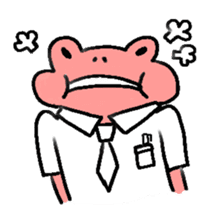 Mr.  Pink Frog sticker #7747870