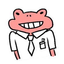 Mr.  Pink Frog sticker #7747871