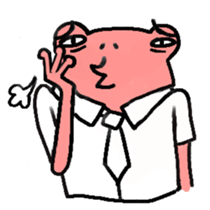 Mr.  Pink Frog sticker #7747872