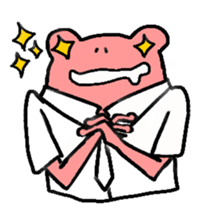 Mr.  Pink Frog sticker #7747875