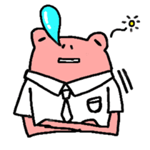Mr.  Pink Frog sticker #7747890