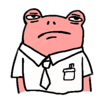 Mr.  Pink Frog sticker #7747891