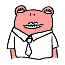 Mr.  Pink Frog sticker #7747900
