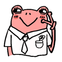 Mr.  Pink Frog sticker #7747905