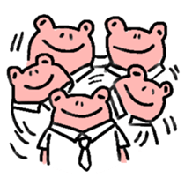 Mr.  Pink Frog sticker #7747906