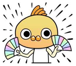 A little sassy goldfishman sticker #7748881