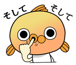 A little sassy goldfishman sticker #7748897