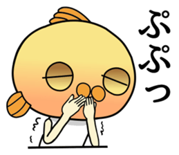 A little sassy goldfishman sticker #7748899