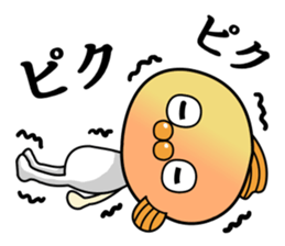 A little sassy goldfishman sticker #7748911