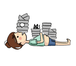 Me and my cat sticker #7749632