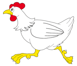 Hustle Chicken sticker #7749701