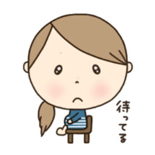 Sticker for Pregnant woman. sticker #7750027