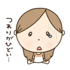 Sticker for Pregnant woman. sticker #7750030