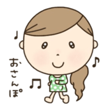 Sticker for Pregnant woman. sticker #7750049