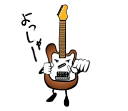 A word of various guitars sticker #7750150