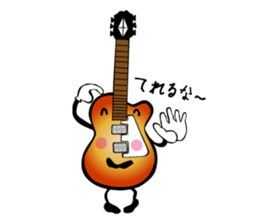 A word of various guitars sticker #7750152