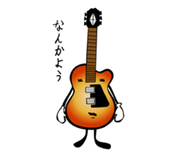 A word of various guitars sticker #7750155