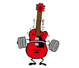 A word of various guitars sticker #7750158