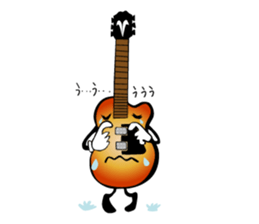 A word of various guitars sticker #7750159
