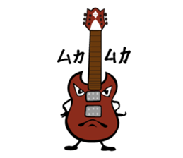 A word of various guitars sticker #7750165