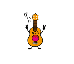 A word of various guitars sticker #7750167