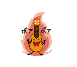 A word of various guitars sticker #7750169